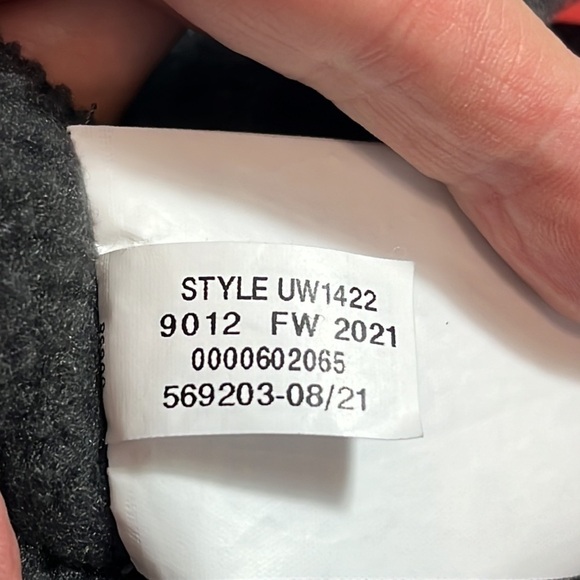 Under Armour Golf Jacket Women's Size L Gray Peach Fleece Zip Pockets Heavy Pile - Picture 4 of 14